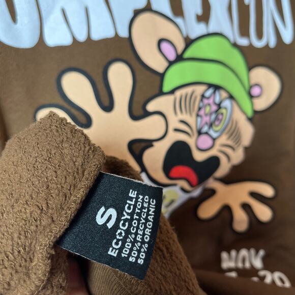 •NEW• Complexcon X Verdy Logo Hoodie Mocha Brown Size SMALL Long Beach, CA - Picture 7 of 10